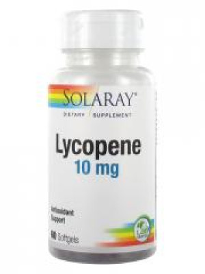 Solaray Lycopene 10 mg 60 Gélules - Pot 60 gélules