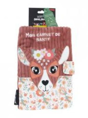 Les Déglingos Mon Carnet de Santé Mélimélos la Biche - Sachet 1 protège carnet