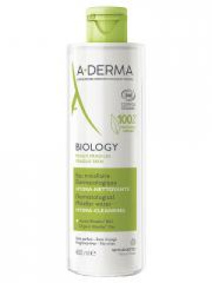 A-DERMA Biology Eau Micellaire Dermatologique Hydra-Nettoyante Bio 400 ml - Flacon 400 ml