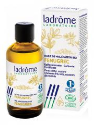 Ladrôme Huile de Macération de Fenugrec Bio 100 ml - Flacon 100 ml