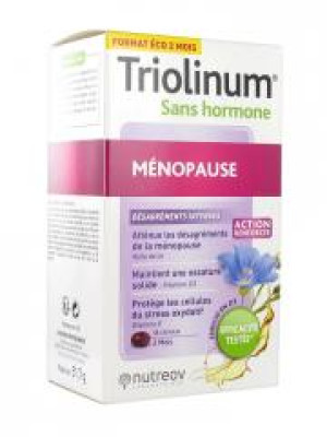 Nutreov Triolinum Sans Hormone Ménopause 56 Capsules - Boîte 56 capsules