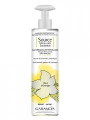 Garancia Source Micellaire Enchantée Eau Démaquillante Micellaire Fleur d'Oranger 400 ml - Flacon-Pompe 400 ml