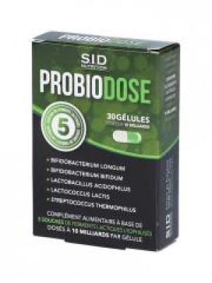 S.I.D Nutrition Probiodose 30 Gélules - Boîte 30 gélules