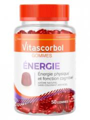 Vitascorbol Énergie 50 Gummies - Pot 50 gommes