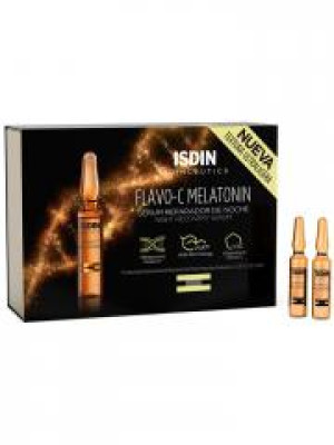 Isdinceutics Flavo-C Melatonin 10 Ampoules - Boîte 10 ampoules de 2 ml