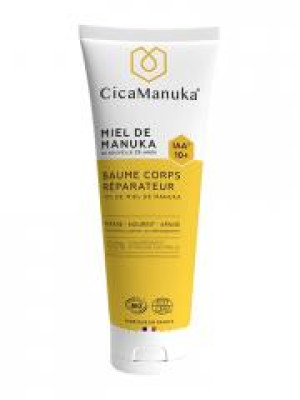 CicaManuka Baume Corps Réparateur 10% de Miel de Manuka IAA 10+ Bio 200 ml - Tube 200 ml