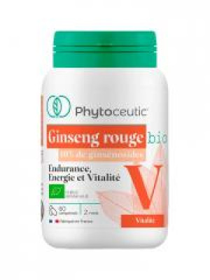 Phytoceutic Ginseng Rouge Bio 60 Comprimés - Pot 60 comprimés