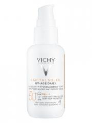 Vichy Capital Soleil UV-Age Daily Fluide Anti-Photovieillissement Teinté SPF50+ 40 ml - Flacon-Pompe 40 ml
