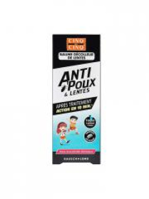 Cinq sur Cinq Baume Décolleur de Lentes 60 ml - Tube 1 produit + 1 peigne