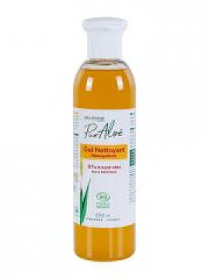 Pur Aloé Gel Nettoyant Démaquillant Aloe Vera 87% Bio 250 ml - Flacon 250 ml