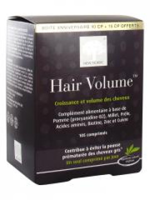 New Nordic Hair Volume 90 Comprimés + 15 Comprimés Offerts - Boîte 105 comprimés