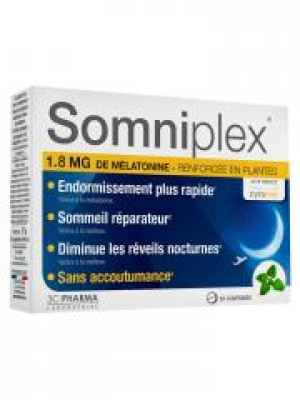 3C Pharma Somniplex 30 Comprimés - Boîte 30 comprimés