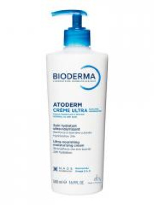Bioderma Atoderm Crème Ultra Crème Hydratante Ultra-Nourrissante Parfumée 500 ml - Flacon-Pompe 500 ml