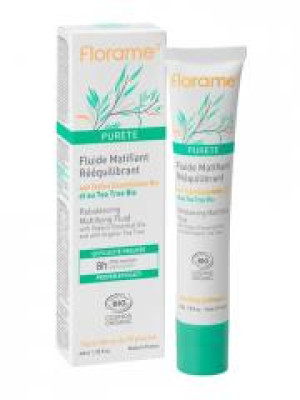 Florame Pureté Fluide Matifiant Rééquilibrant Bio 40 ml - Tube 40 ml