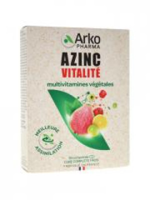 Arkopharma Azinc Vitalité Multivitamines Végétales 30 Comprimés - Boîte 30 comprimés