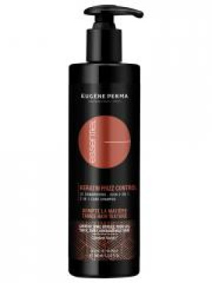 Eugène Perma Professionnel Eugène Perma Essentiel Keratin Frizz Control Le Shampoing - Soin 2en1 400 ml - Flacon-Pompe 400 ml