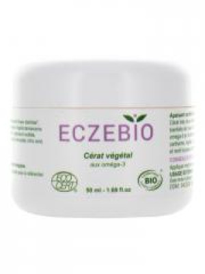 Oemine Eczebio Cérat Végétal aux Oméga 3 et 6 Bio 50 ml - Pot 50 ml
