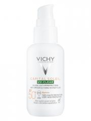 Vichy Capital Soleil UV-Clear Fluide Anti-Imperfections SPF50+ 40 ml - Flacon-Pompe 40 ml