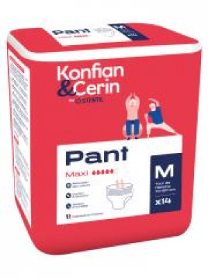 Stentil Konfian & Cerin Pant Maxi 14 Culottes Absorbantes pour Adultes Taille M - Paquet 14 culottes absorbantes