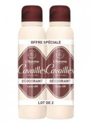 Cavaillès Homme Déodorant Fraîcheur 48H Lot de 2 x 150 ml - Lot 2 x 150 ml