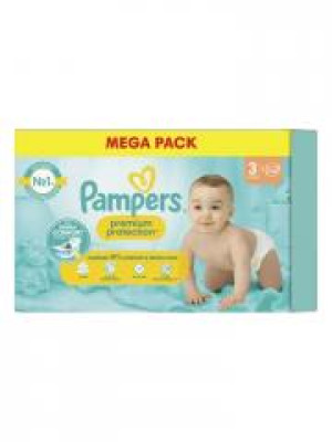 Pampers Premium Protection Taille 3 114 Couches (6-10 kg) - Boîte 114 couches