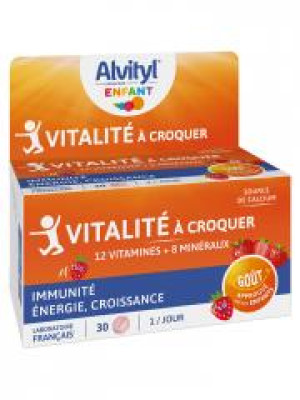 Alvityl Vitalité 30 Comprimés à Croquer - Boîte 30 Comprimés