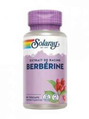 Solaray Berbérine 60 Capsules Végétales - Boîte 60 capsules