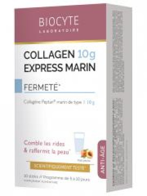 Biocyte Collagen Express Marin Anti-Âge Fermeté 10 Sticks - Boîte 10 sticks de 5 g