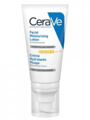 CeraVe Crème Hydratante Visage SPF50 52 ml - Tube-Pompe 52 ml