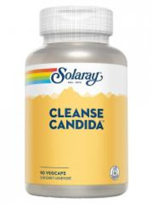 Solaray Cleanse Candida 90 Capsules Végétales - Boîte 90 capsules