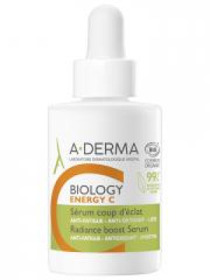 A-DERMA Biology Energy C Sérum Coup d'Éclat 30 ml - Flacon compte goutte 30 ml