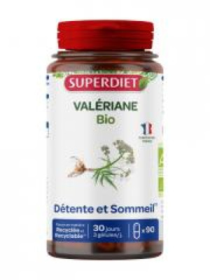 Superdiet Valériane Bio 90 Gélules - Boîte 90 gélules
