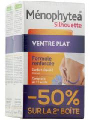 Nutreov Ménophytea Silhouette Ventre Plat Lot de 2 x 30 Gélules - Lot 2 x 30 gélules
