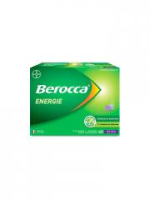 Berocca Énergie Multivitamines et Minéraux Goût Cassis 45 Comprimés Effervescents - Boîte 3 tubes de 15 comprimés
