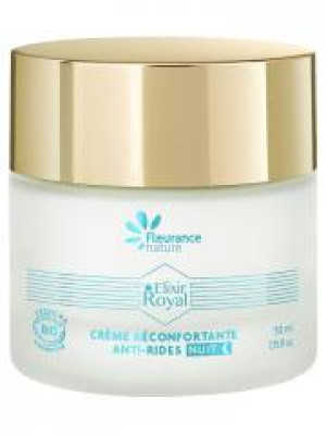 Fleurance Nature Elixir Royal Crème Réconfortante Anti-Rides Nuit Bio 50 ml - Pot 50 ml