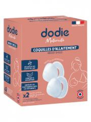 Dodie Allaitement 4 Coquilles d'Allaitement - Boîte 4 coquilles