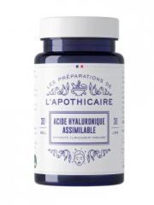 Les Préparations de l'Apothicaire Acide Hyaluronique Assimilable 30 Gélules - Pot 30 gélules