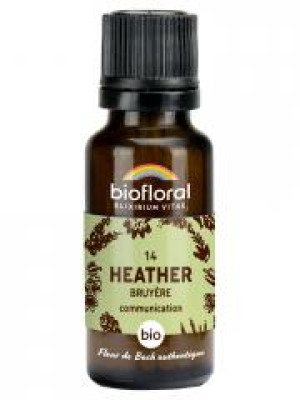 Biofloral Granules 14 Heather - Bruyère Bio 19,5 g - Flacon 19,5 g