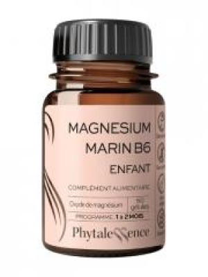 Phytalessence Magnésium Marin B6 Enfant 60 Gélules - Pot 60 gélules