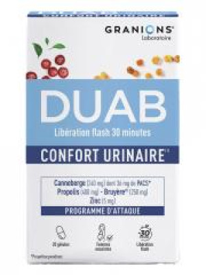 Granions Duab Confort Urinaire 60 Gélules - Boîte 60 gélules