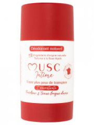 Musc Intime Déodorant Naturel Rose Mystik 50 g - Stick 50 g