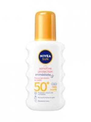 Nivea Sun Sensitive Protection Immédiate Spray Solaire SPF50+ 200 ml - Spray 200 ml