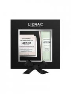 Lierac Hydragenist Le Gel-Crème Réhydratant Éclat 50 ml + Le Masque Gommant 75 ml - Coffret 2 produits