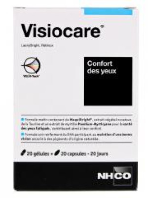 NHCO Visiocare 20 Gélules + 20 Capsules - Boîte 20 Gélules + 20 Capsules