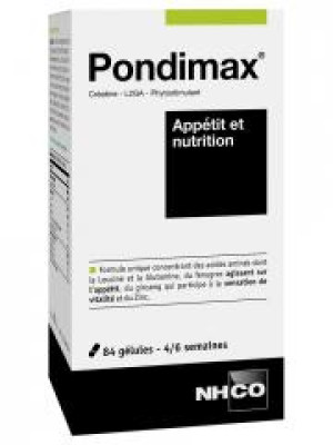 NHCO Pondimax Appétit et Nutrition 84 Gélules - Pot 84 Gélules