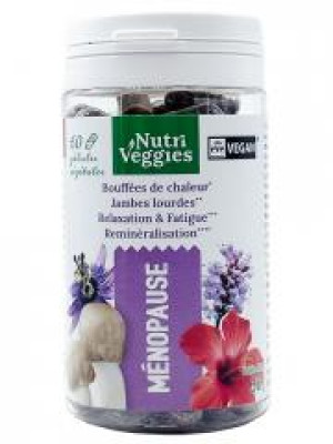 Nutriveggies Ménopause 60 Gélules - Pot 60 gélules