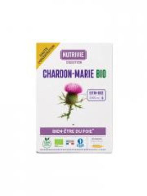 Nutrivie Chardon-Marie Bio 20 Ampoules - Boîte 20 ampoules de 10 ml
