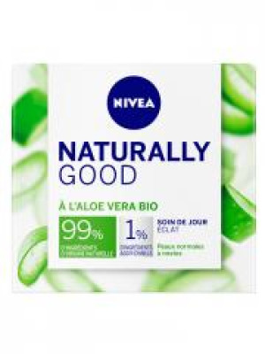 Nivea Naturally Good Soin de Jour Éclat Aloe Vera 50 ml - Pot 50 ml