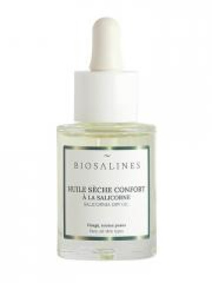 Biosalines Huile Sèche Confort à la Salicorne 30 ml - Flacon compte goutte 30 ml
