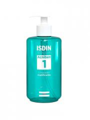 Isdin Acniben 1 Gel Nettoyant Matifiant 400 ml - Flacon-Pompe 400 ml